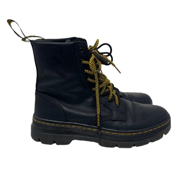 Dr. Martens Other - Dr. Martens Unisex AW004 Combs Leather Black Leather Combat Boots Size US M8 W9